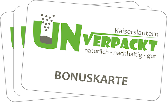 UNverpackt Kaiserslautern Vorteil Bonuskarte Rabatt